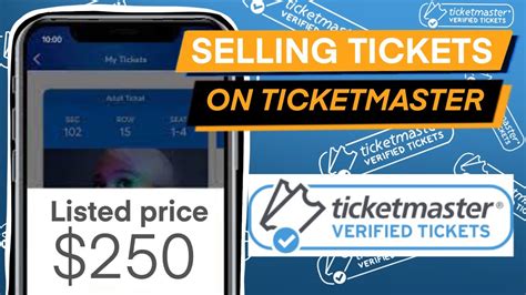 how to sell ticket on ticketmaster